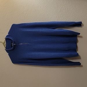 Peter Scott Pure Wool 1/4-zip Sweater - Blue - EU 44